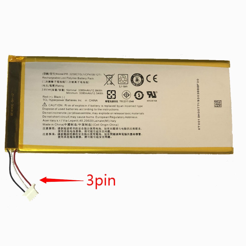 Acer Iconia Talk S A1-734 Batterie
