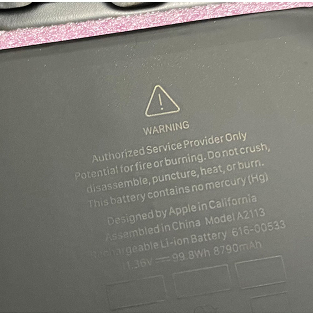 Apple MacBook Pro 16 2141 2019 Year Batteria