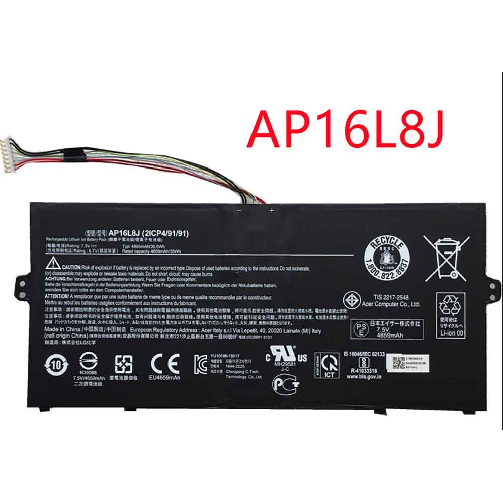 Acer Chromebook Spin 311 CP311 3H K2RJ Batteria