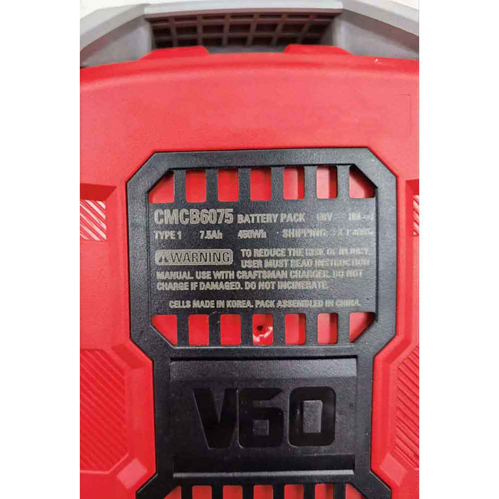Craftsman V60 60LB2021 S Lawn Mower Batteria