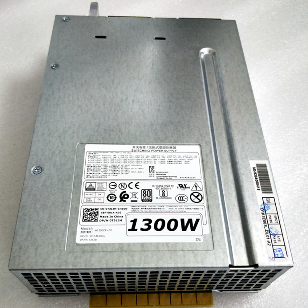 H1300EF-02 1000W 100-107V,1100W 107.1-180V,1300W 180.0-240V