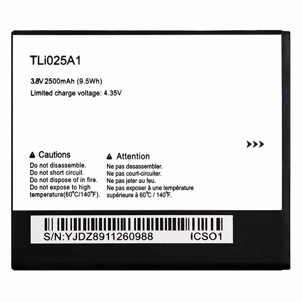 TLi025A1 Batteria